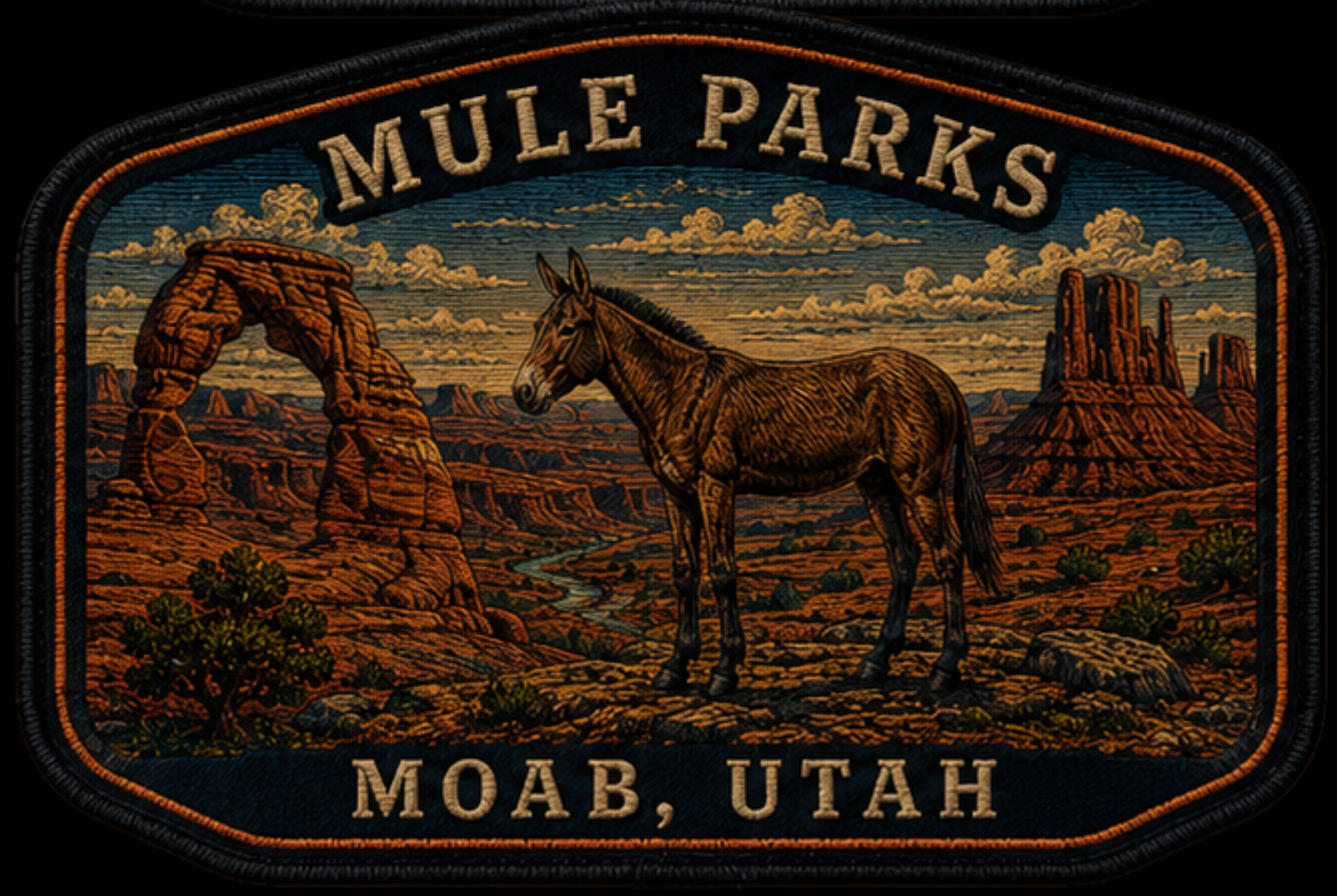 Mule Parks Moab Utah