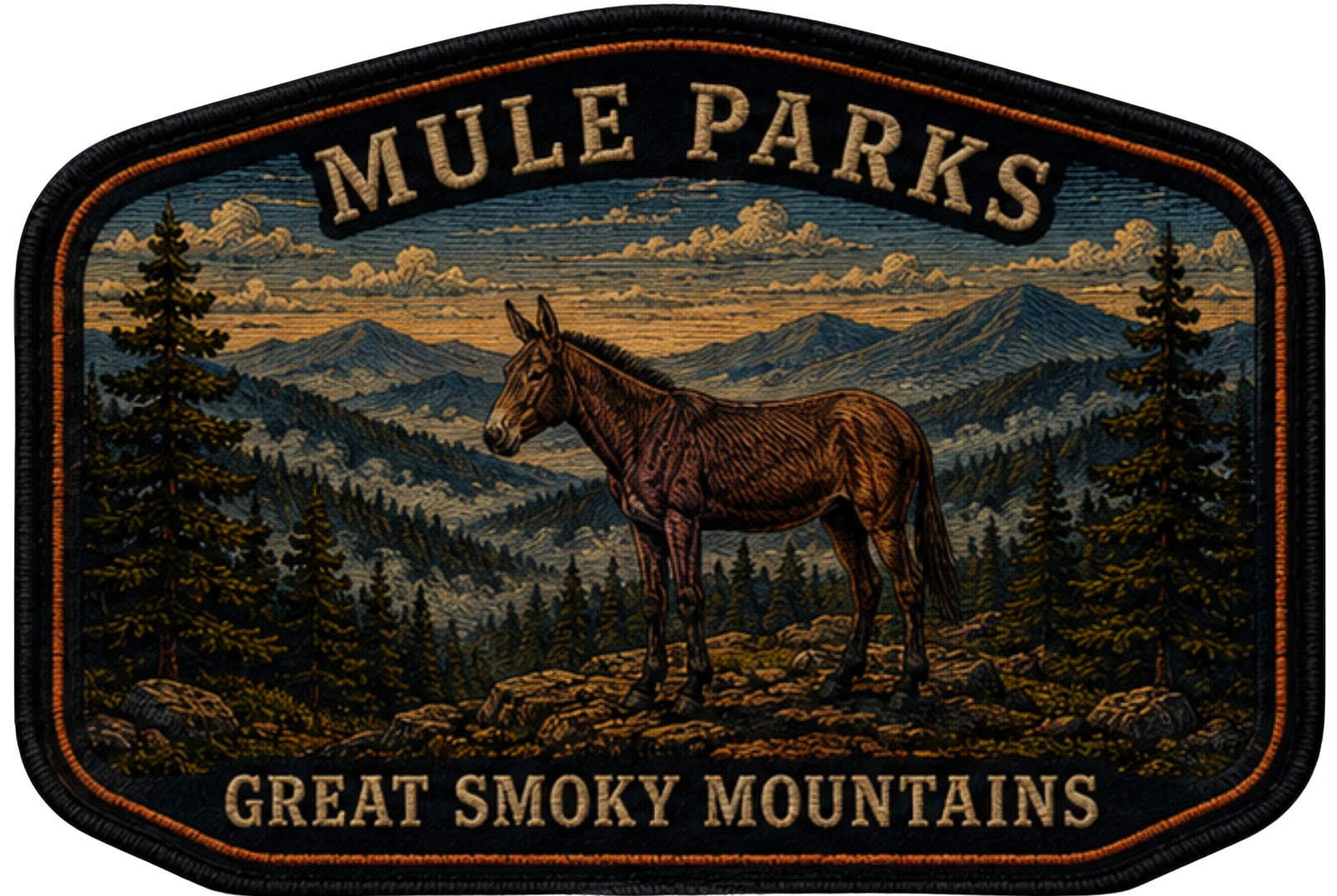 Mule Parks Great Smoky Mountains